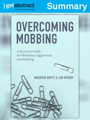 cover image of Overcoming Mobbing (Summary)